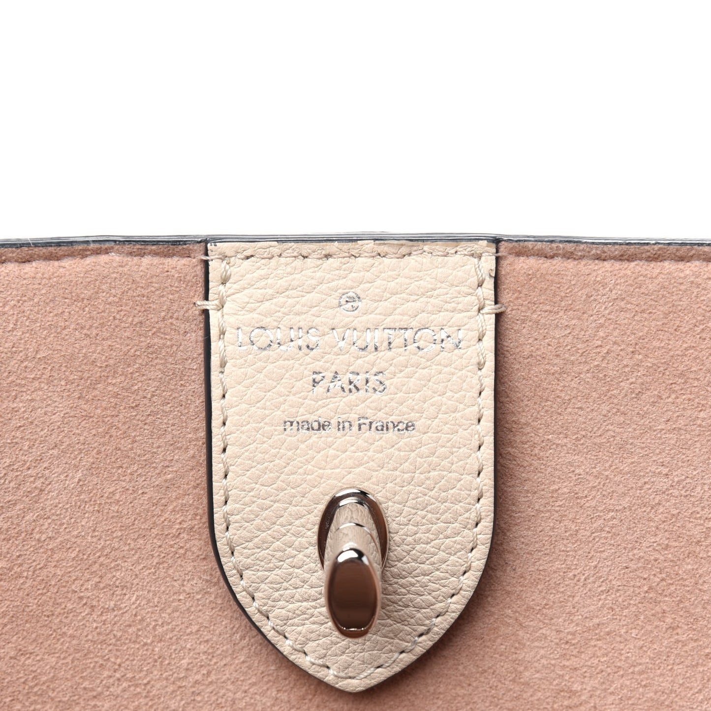 Calfskin Lockme Cabas Vanille Black