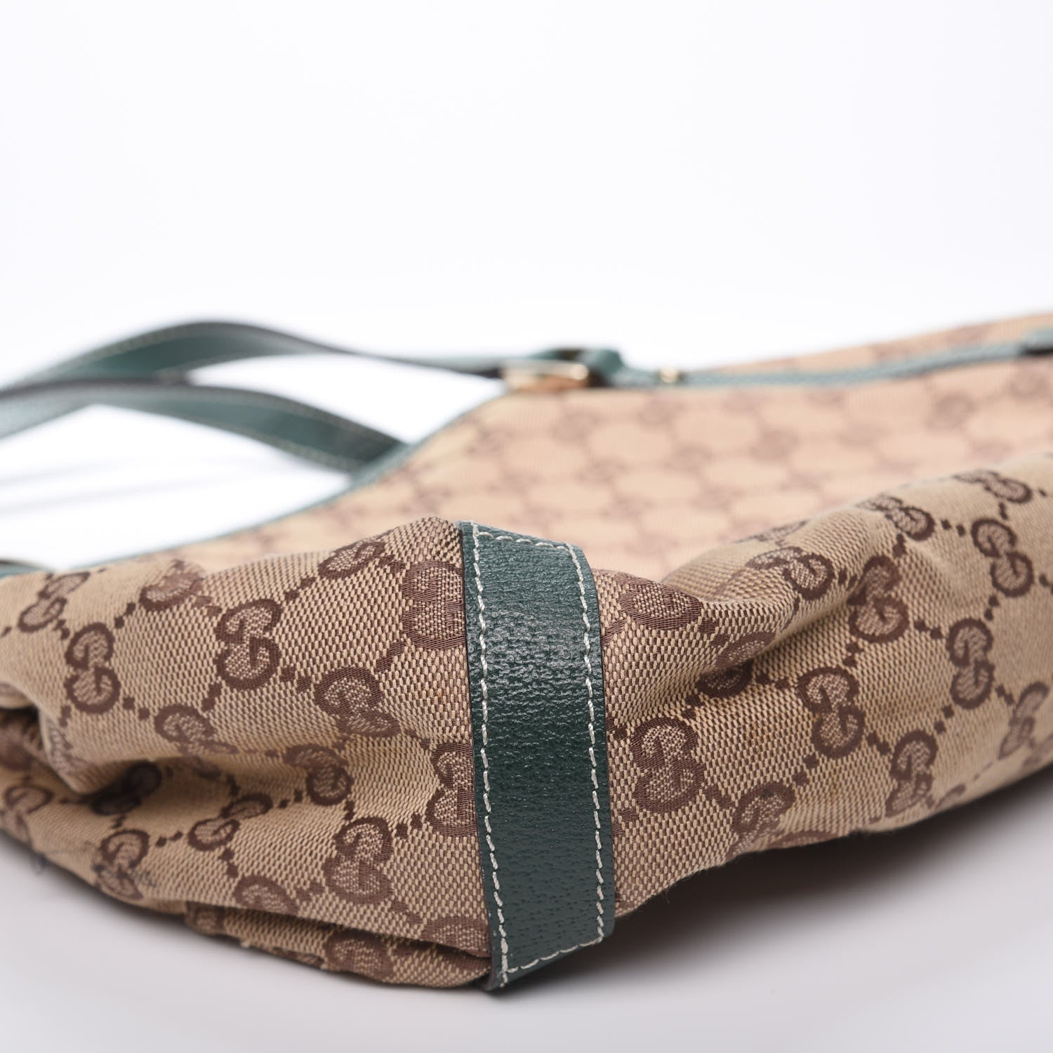 Gucci Monogram Medium Abbey Shoulder Bag Green 7 of 12