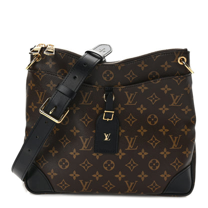 Louis Vuitton Monogram Odeon MM Black 1 of 9