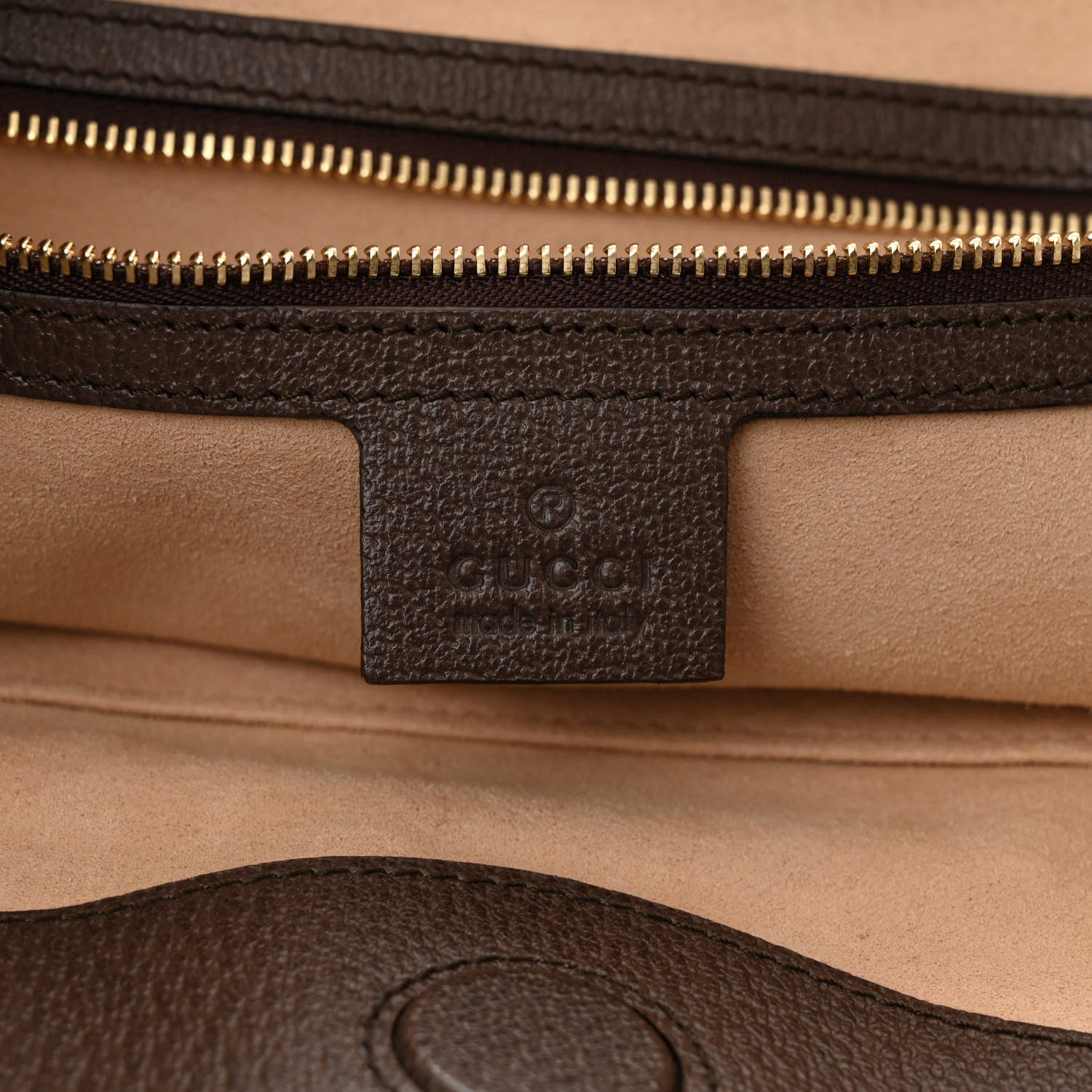 Gucci GG Supreme Monogram Medium Ophidia Shopping Tote Brown 6 of 10