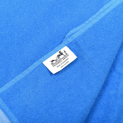 Hermes Cotton Terry Yachting Small Beach Towel Bleu Mediterranee 4 of 4
