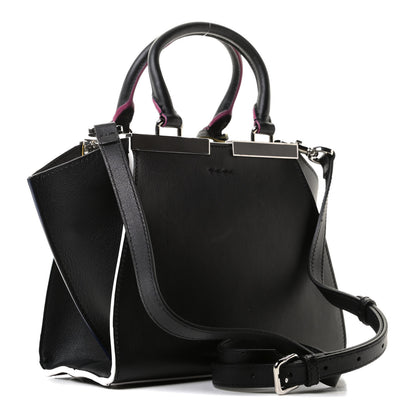 Fendi Vitello Dolce Mini 3Jours Tote Black 2 of 10