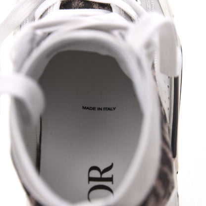 Christian Dior Canvas Leopard Print Womens B23 High Top Sneakers 38.5 White 8 of 9