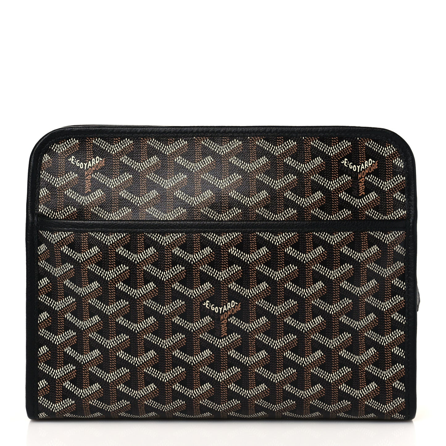 Goyardine Jouvence MM Toiletry Pouch Black
