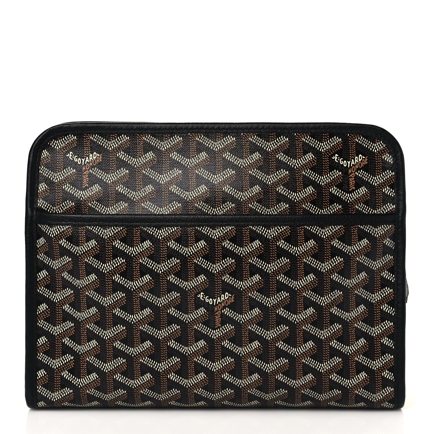 Goyard Goyardine Jouvence MM Toiletry Pouch Black 1 of 6