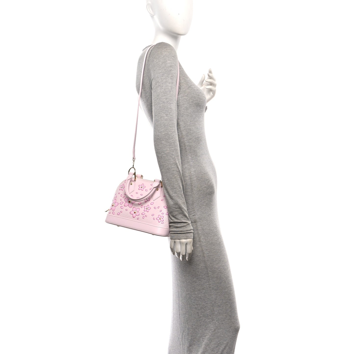LV X TM Epi Cherry Blossom Alma BB Pink