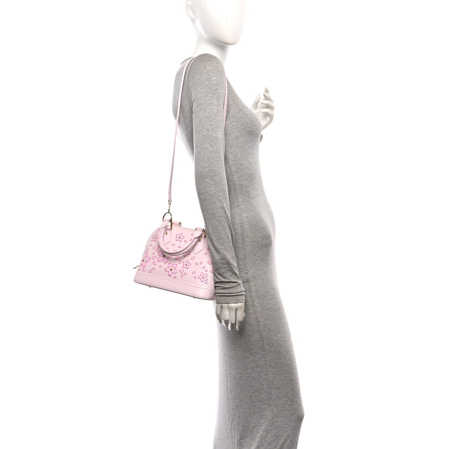 Louis Vuitton LV X TM Epi Cherry Blossom Alma BB Pink 2 of 9