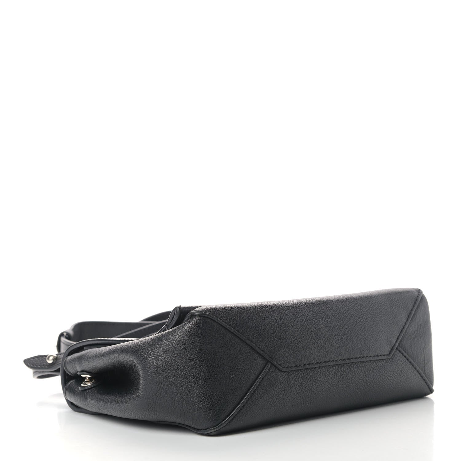 Louis Vuitton Calfskin Lockme II Chain Bag BB Black 3 of 7