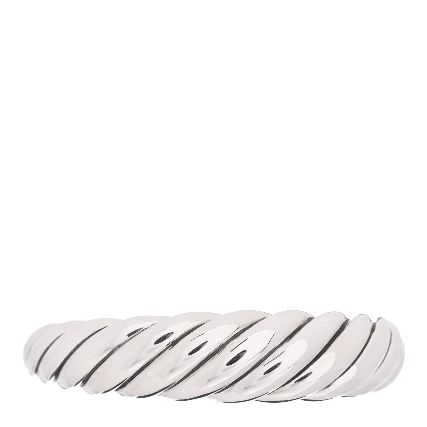 Sterling Silver 17mm Pure Form Cable Bracelet