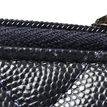 Chanel Caviar Quilted Compact Flap Wallet Navy 12 of 16