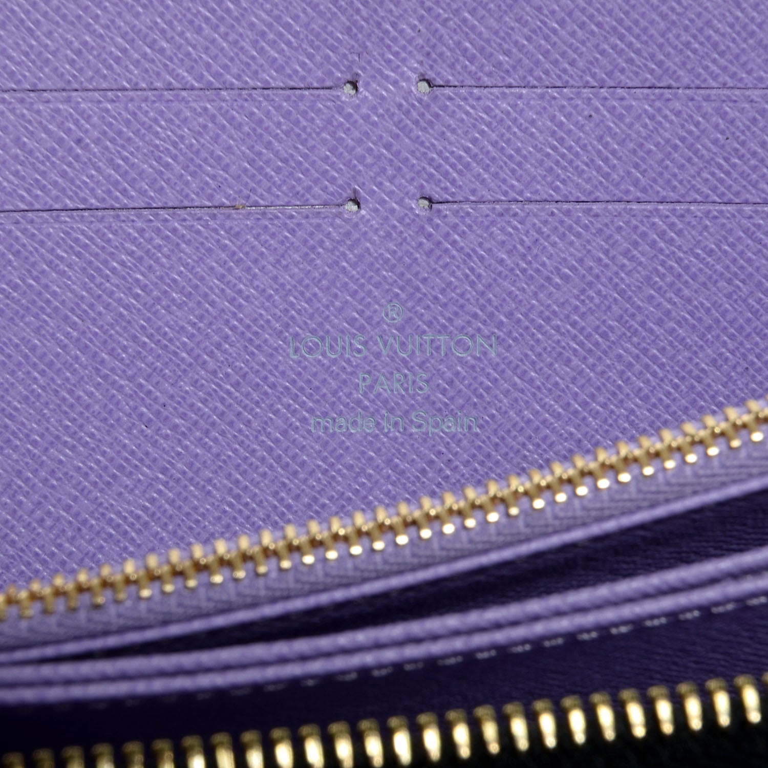 Louis Vuitton Monogram Multicolor Zippy Wallet Black Violet 6 of 8