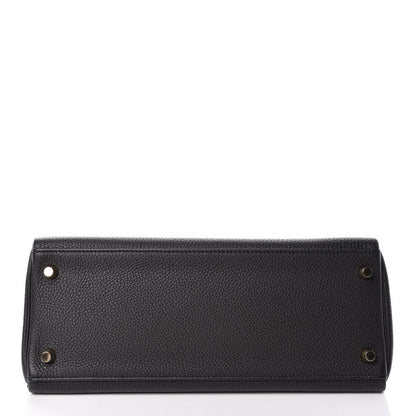 Hermes Togo Kelly Retourne 28 Black 6 of 43