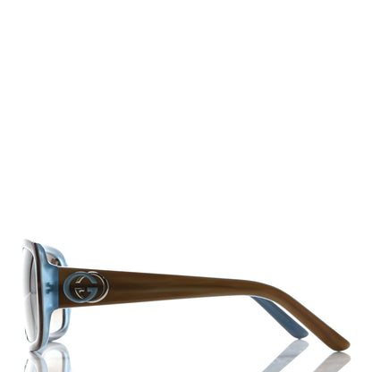 Gucci Acetate GG Sunglasses GG3159S Brown Blue 3 of 6