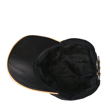 Louis Vuitton Polyester Silk Monogram LV Get Ready Cap M Black 6 of 7