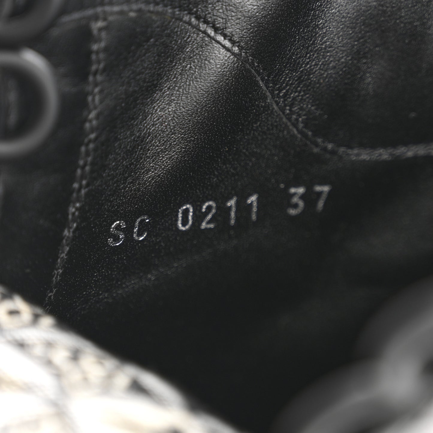 Suede Calfskin Jacquard Since 1854 Laureate Platform Desert Boots 37 Black