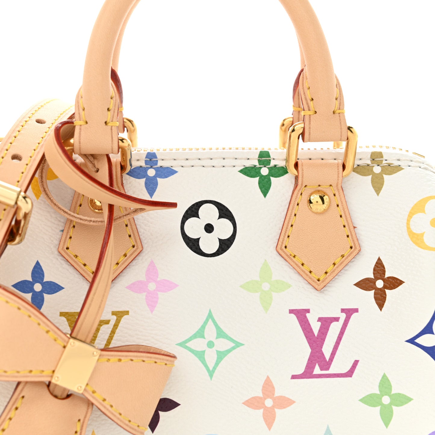 LV X TM Monogram Multicolor Nano Speedy White