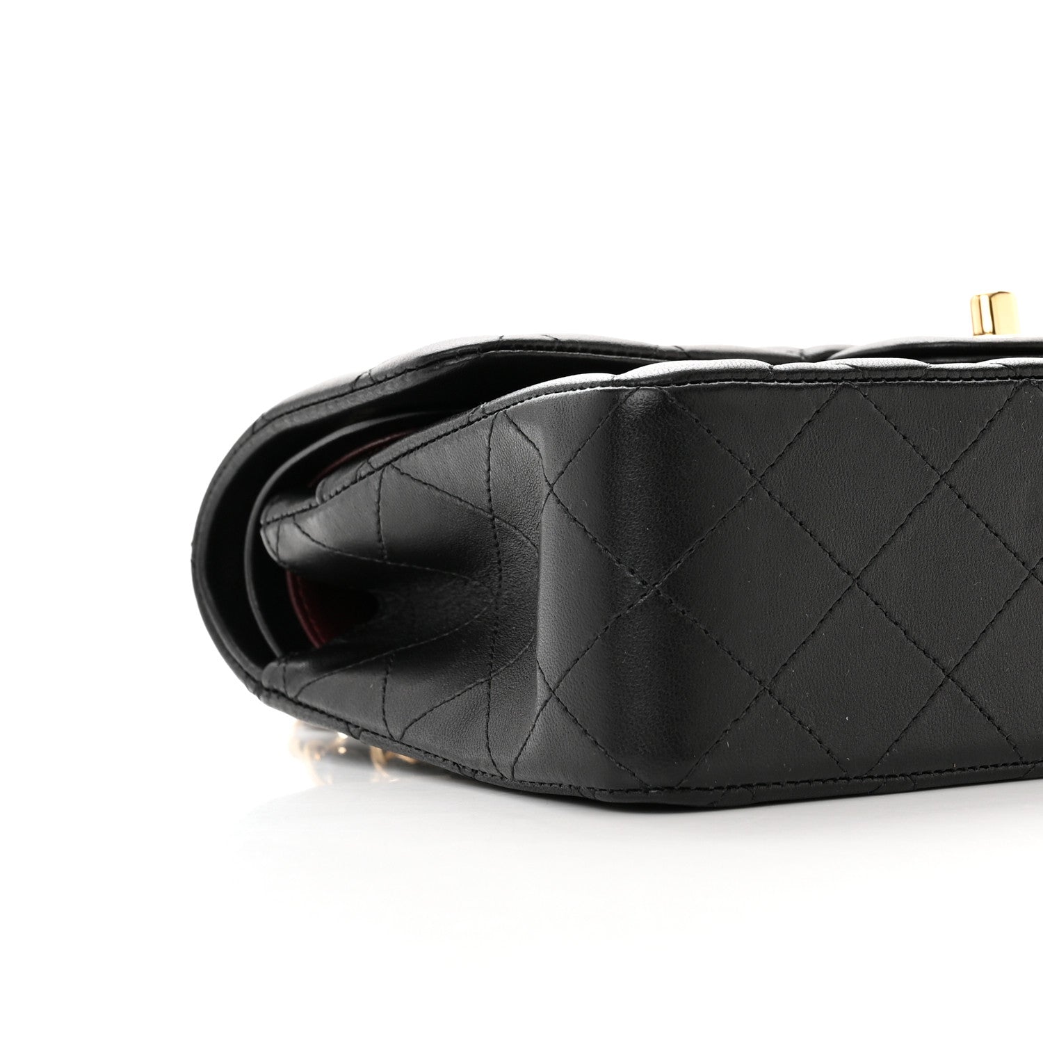 Chanel Lambskin Quilted Small Double Flap Black 9 of 13