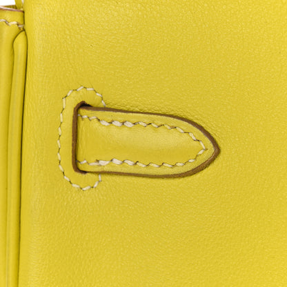 Hermes Swift Birkin 25 Lime 14 of 40