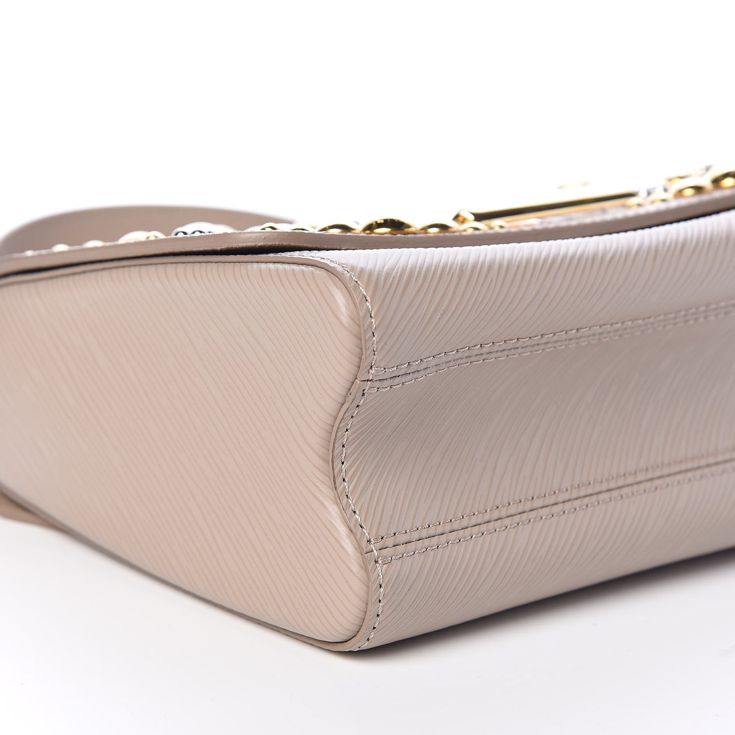 Epi Studded Sol Twist Shoulder Bag MM Galet