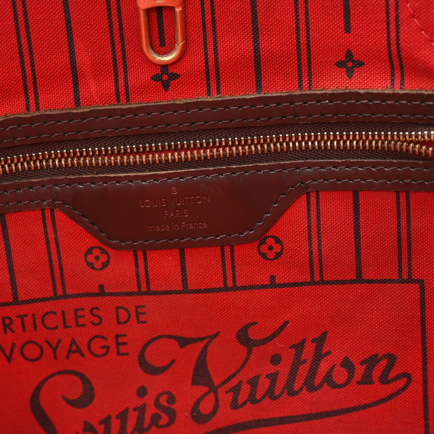 Louis Vuitton Damier Ebene Neverfull MM 6 of 13