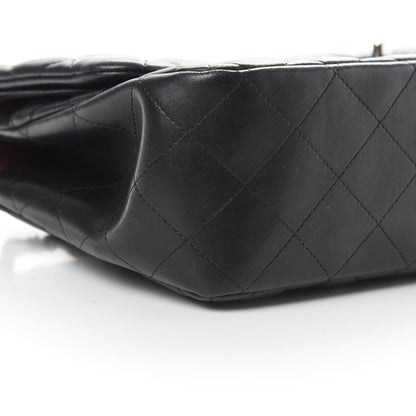 Chanel Lambskin Quilted Jumbo Double Flap Black 9 of 17