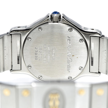 Cartier Stainless Steel 18K Yellow Gold 29mm Santos Octagon Quartz Watch 5 of 6