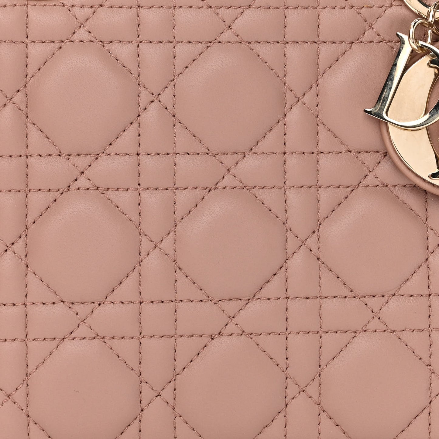 Lambskin Cannage Small My ABC Dior Lady Dior Blush