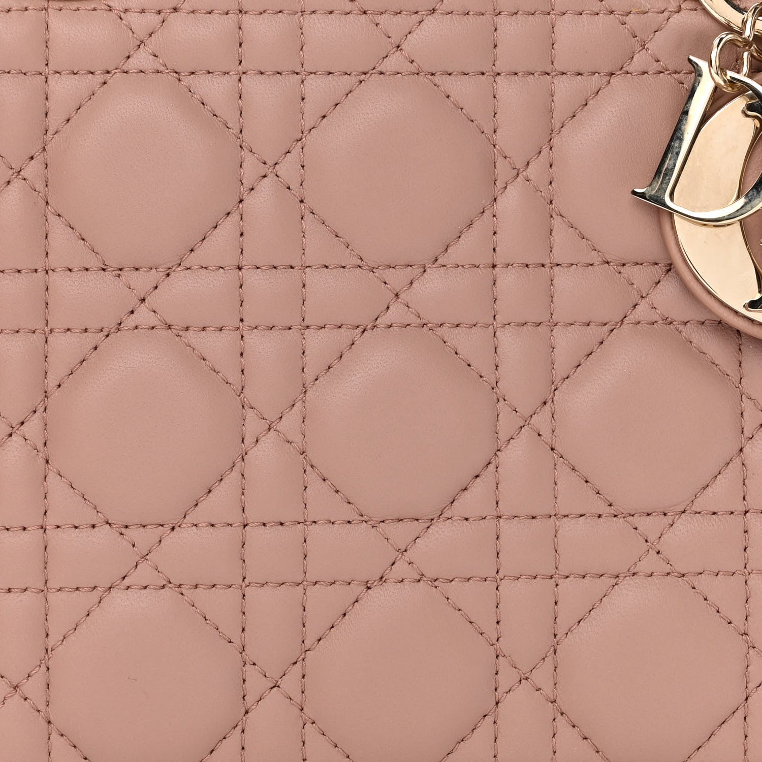 Christian Dior Lambskin Cannage Small My ABC Dior Lady Dior Blush 8 of 10