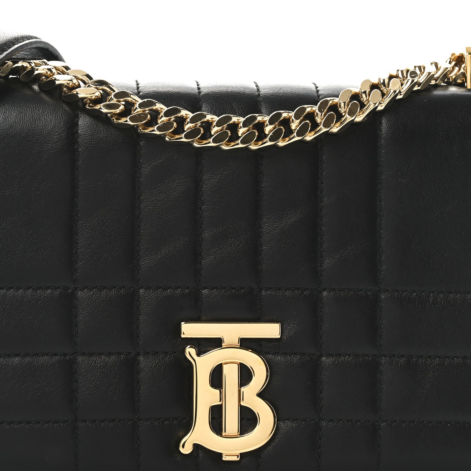 Burberry Lambskin Quilted Small Lola Bag Black 7 of 11