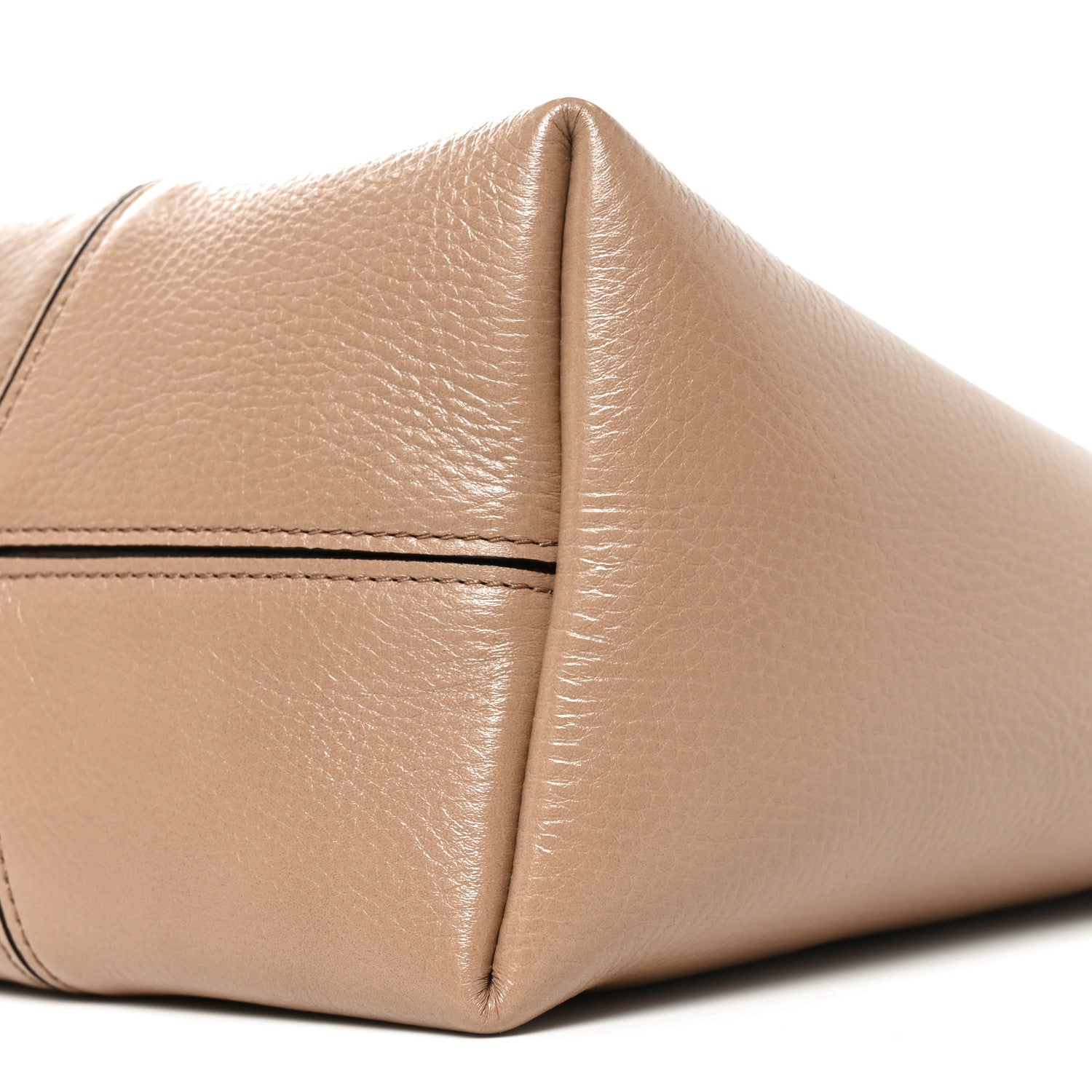 Chloe Grained Calfskin Medium Spin Tote Woodrose 1888636