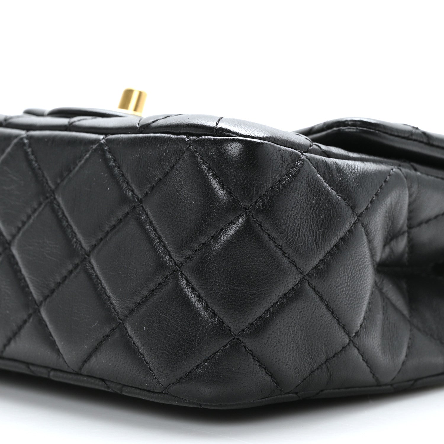Chanel Lambskin Quilted Mini Pearl Crush Flap Black 9 of 10