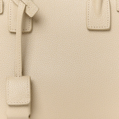 Saint Laurent Grained Calfskin Baby Sac De Jour Souple Sea Salt 10 of 12