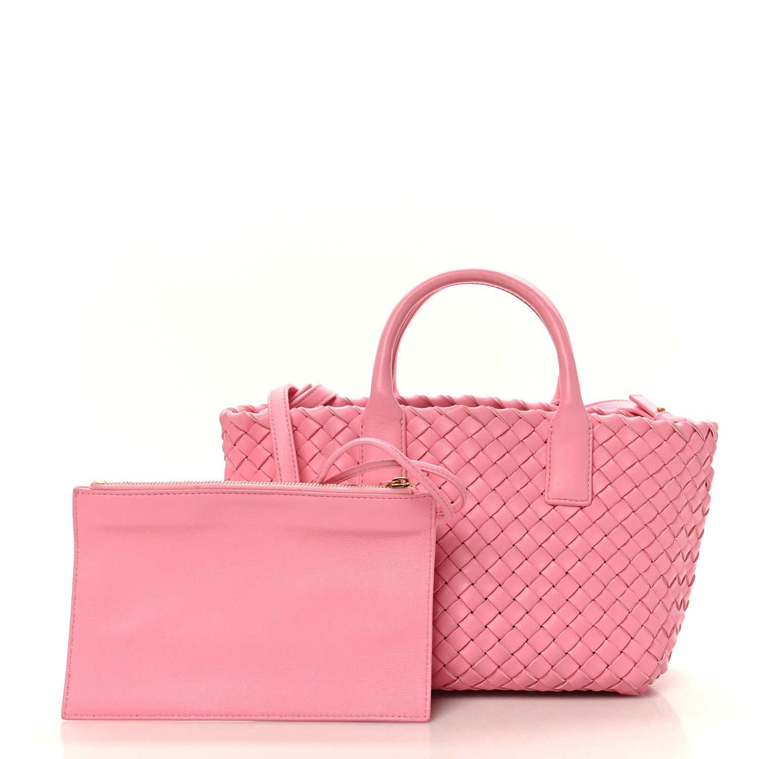 Bottega Veneta Nappa Intrecciato Mini Cabat Ribbon 2 of 10