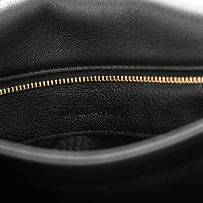 Gucci Roxy Calfskin Web Medium Blondie Shoulder Flap Bag Black 6 of 7