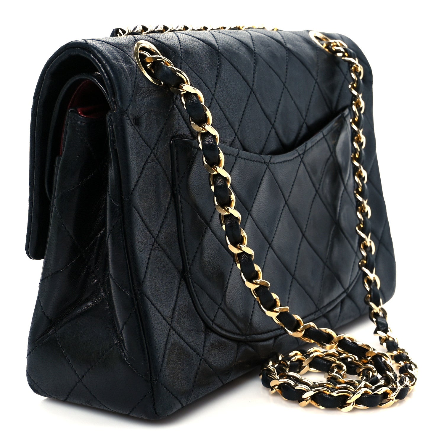 Chanel Lambskin Quilted Small Double Flap Black 4 of 23