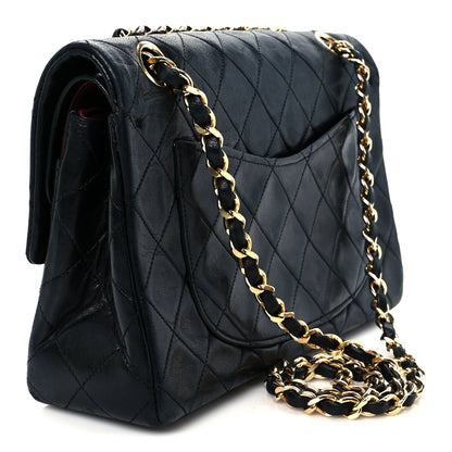 Chanel Lambskin Quilted Small Double Flap Black 4 of 23