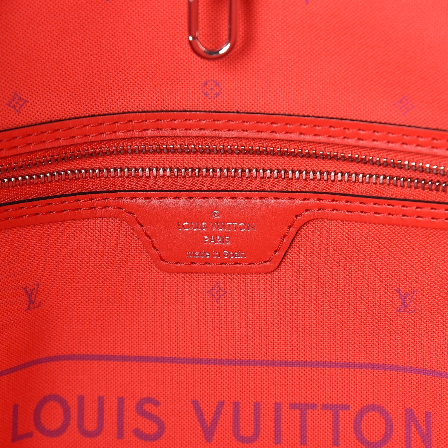 Louis Vuitton Monogram Escale Neverfull MM Rouge 6 of 10
