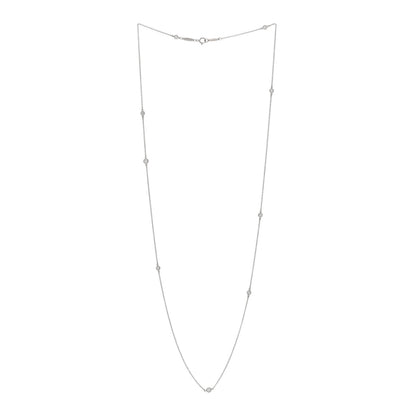 Tiffany Platinum Diamond Elsa Peretti .51ctw Diamonds by the Yard Sprinkle Necklace 3 of 6