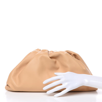 Bottega Veneta Smooth Butter Calf The Pouch Oversized Clutch Nude 2 of 10