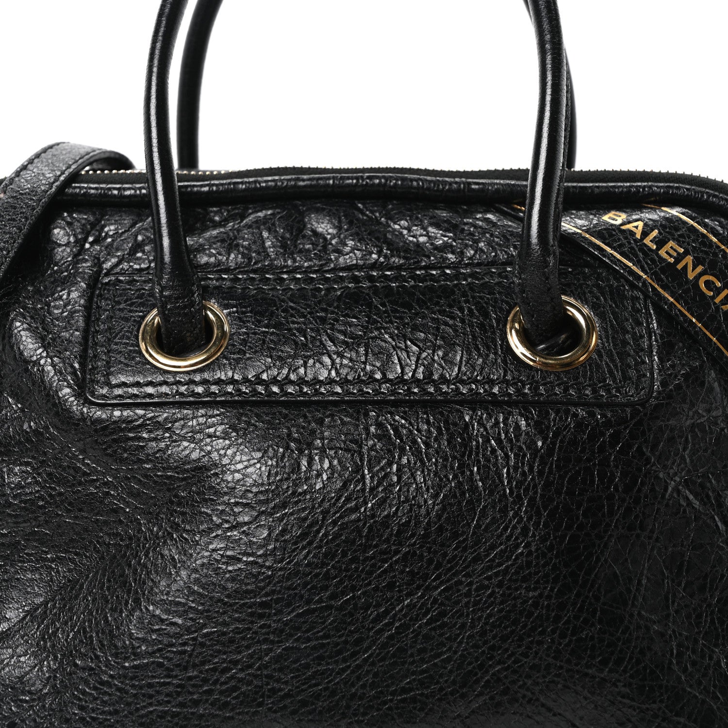 Balenciaga Agneau S Blanket Square Tote Black 7 of 9