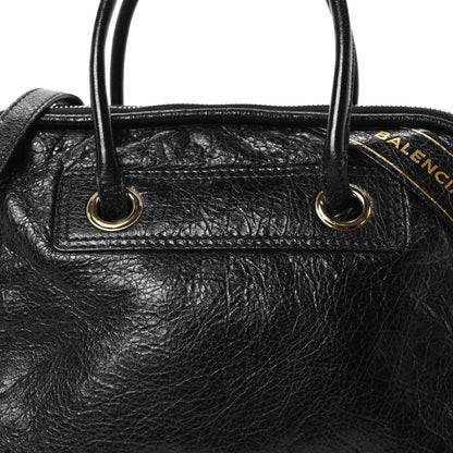 Balenciaga Agneau S Blanket Square Tote Black 7 of 9