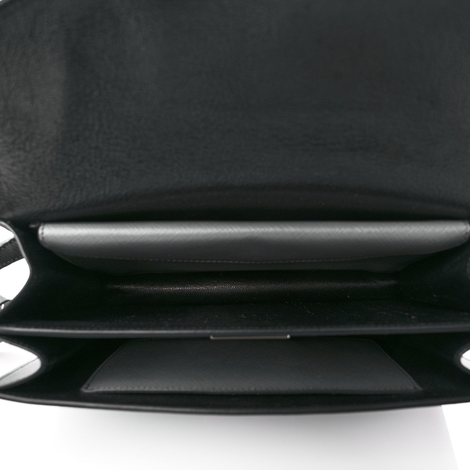 Prada Saffiano Sound Crossbody Bag Marmo 4 of 5