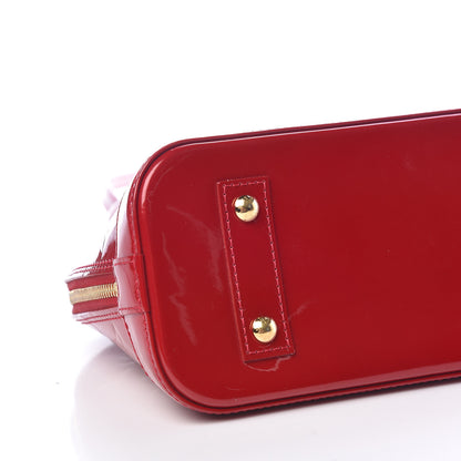 Louis Vuitton Vernis Alma BB Pomme D'Amour 8 of 9