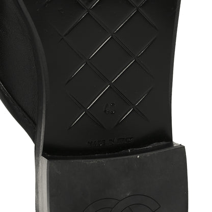 Chanel Lambskin Quilted CC Turnlock Mules 40 Black 9 of 11