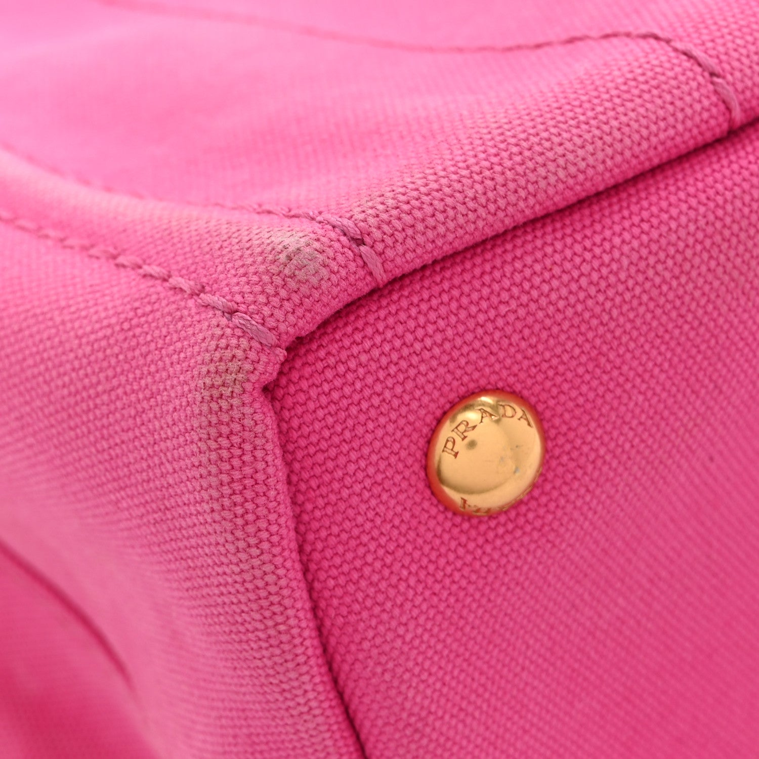 Prada Canapa Small Logo Tote Fuxia 14 of 15