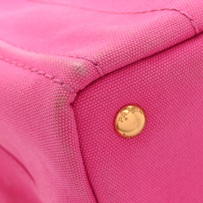 Prada Canapa Small Logo Tote Fuxia 14 of 15