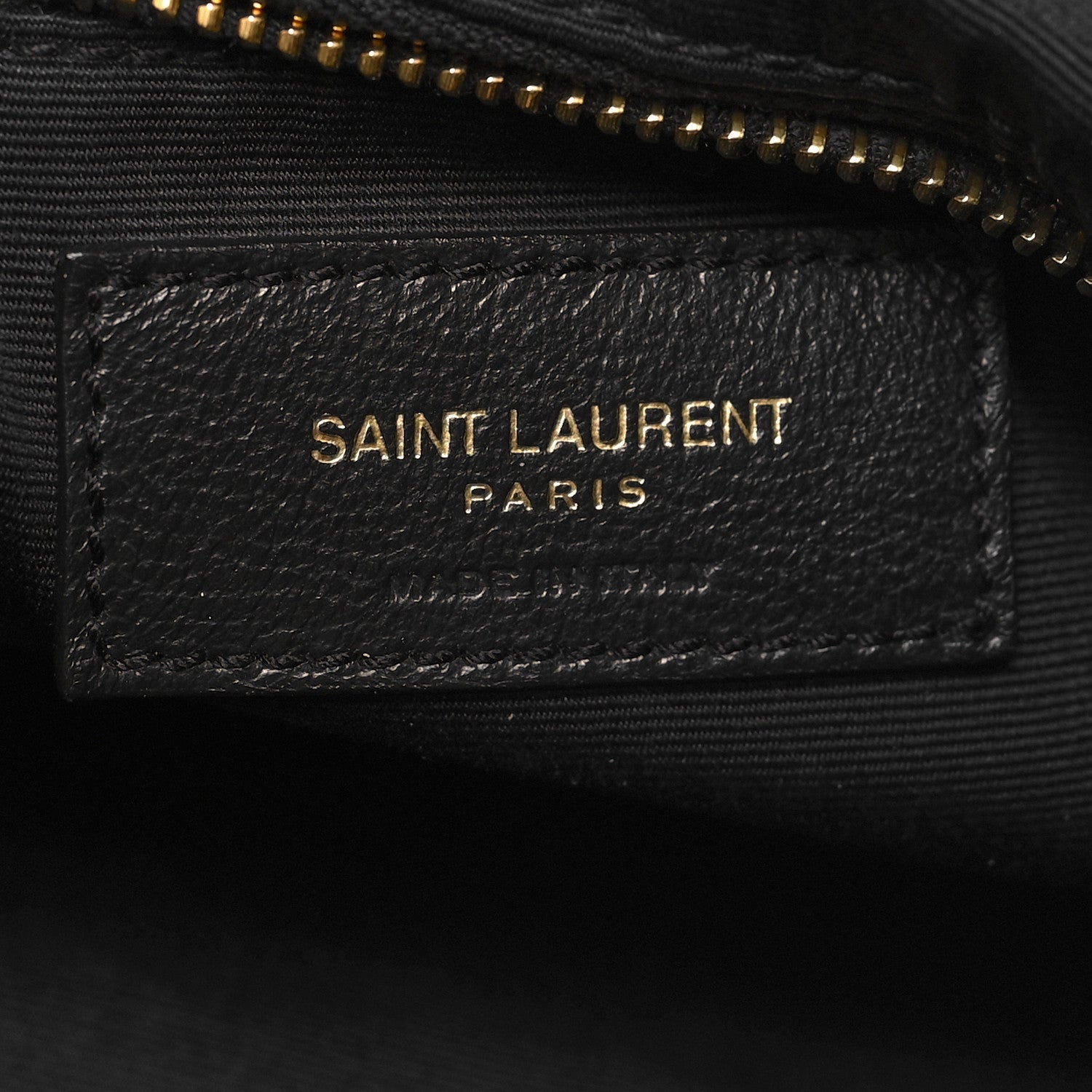 Saint Laurent Lambskin Matelasse Monogram Joe Backpack Black 6 of 10