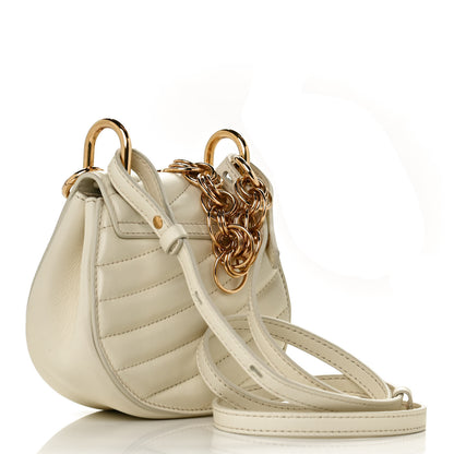 Chloe Calfskin Quilted Nano Drew Bijou Shoulder Bag Natural White 2 of 10