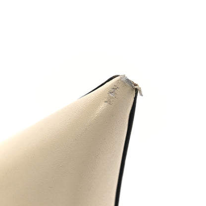 Saint Laurent Calfskin Kiss 105 Slingback Pumps 37 Egg Shell 11 of 14