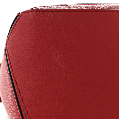 Loewe Grained Calfskin Small Puzzle Bag Rouge 16 of 18